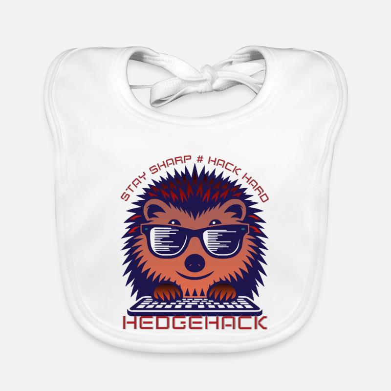 T-shirt Hérisson Coding Enthusiast Bavoir bio Bébé