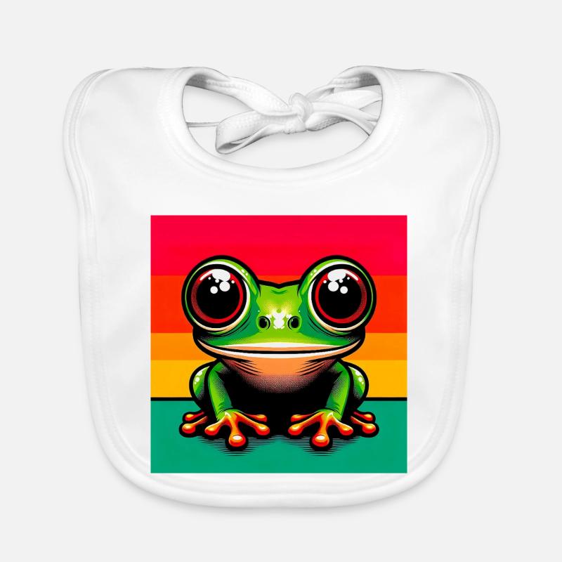 grenouille Bavoir bio Bébé