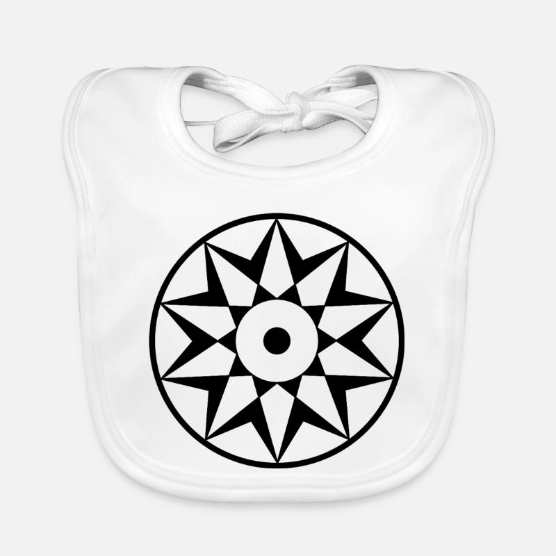 Décagramme Céleste Mandala Bavoir bio Bébé