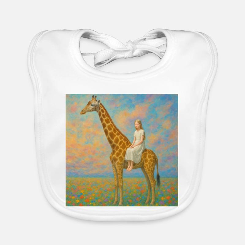 Träumen mit der Giraffe  Baby Bio-Lätzchen