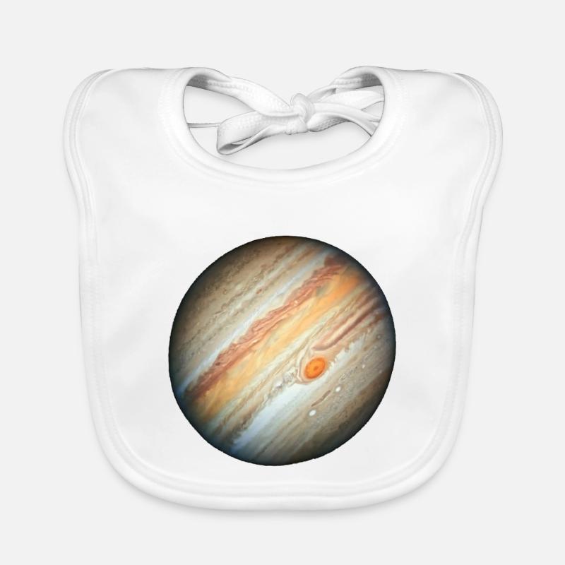 Jupiter & riesiger roter Fleck Baby Bio-Lätzchen