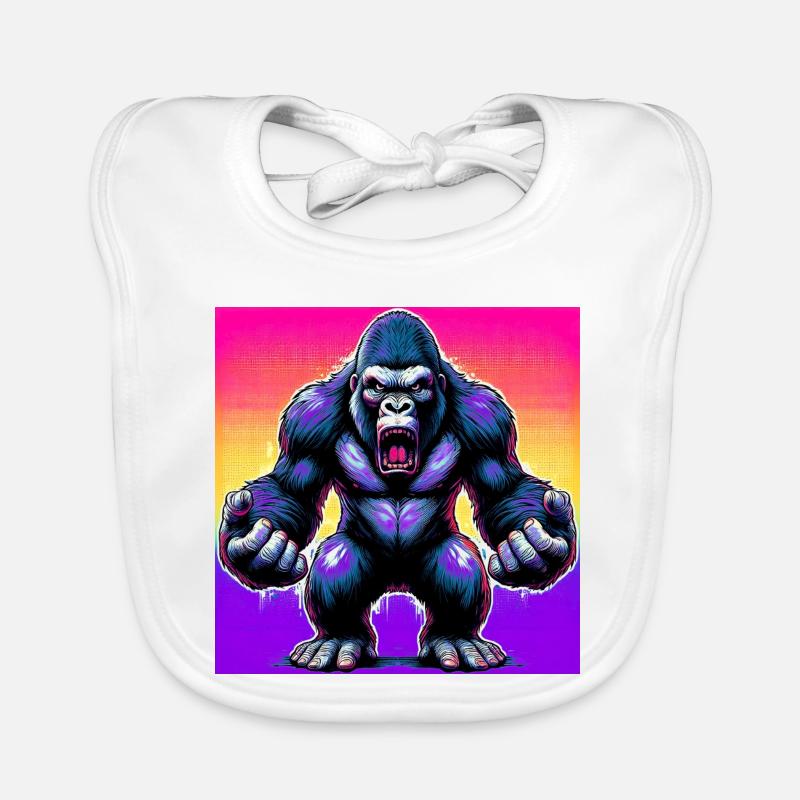 gorille Bavoir bio Bébé