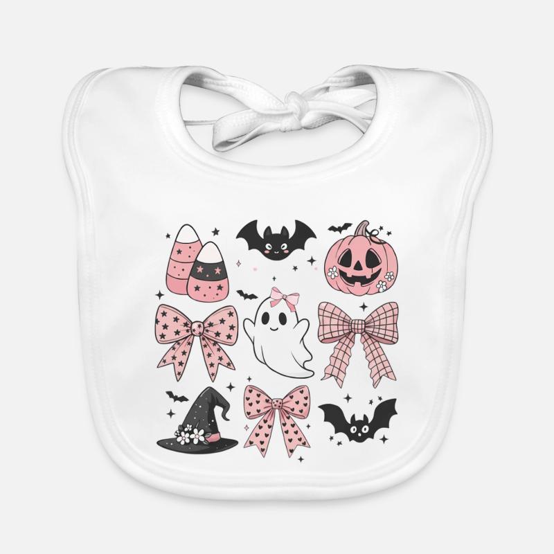 Halloween gruselig Baby Bio-Lätzchen