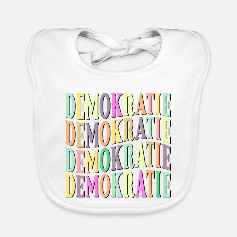 ELECTIONS - DEMOCRATIC DEMOCRACY Organic Baby Bibs