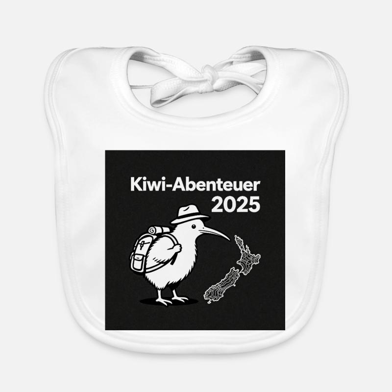 Kiwi Adventure 2025 Organic Baby Bibs