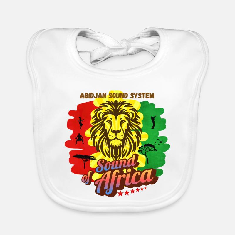 ABIDJAN SOUND SYSTEM Bavoir bio Bébé