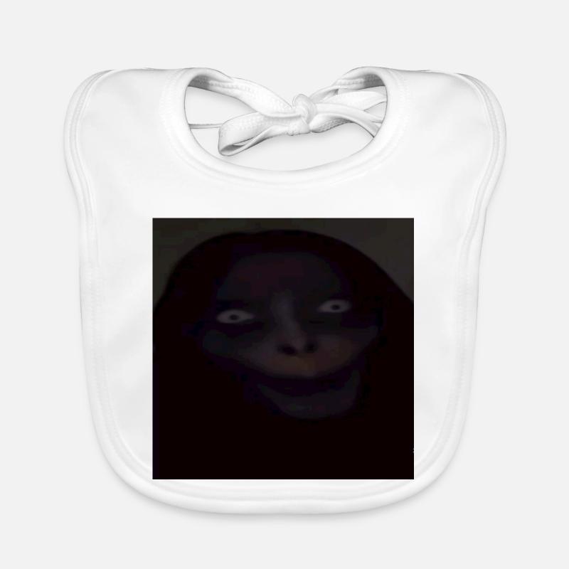 Regard nocturne à capuche - Bavoir bio Bébé - blanc
