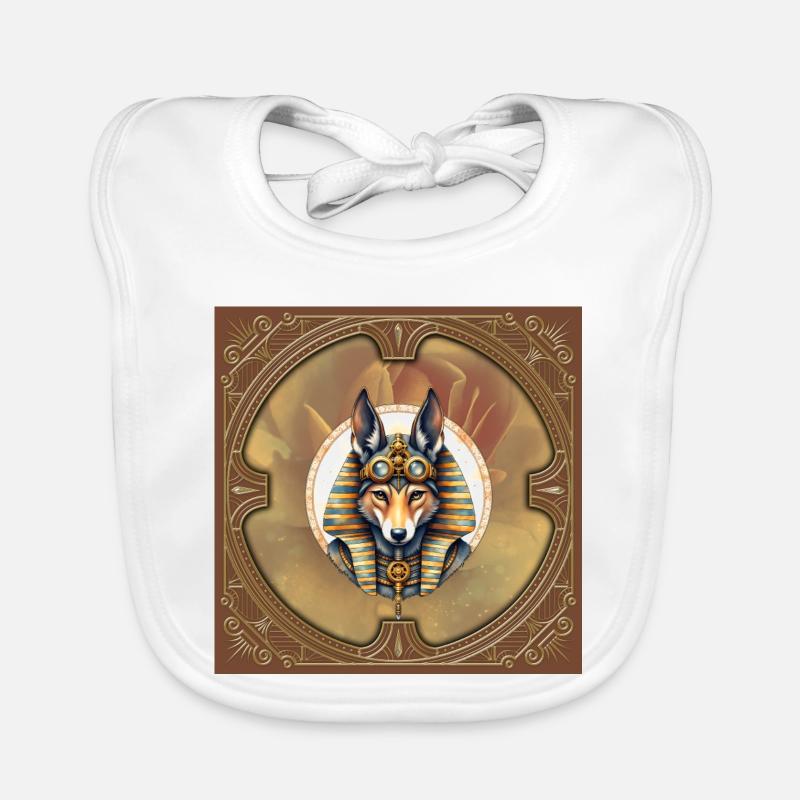 Steampunk Pharaon Renard Bavoir bio Bébé
