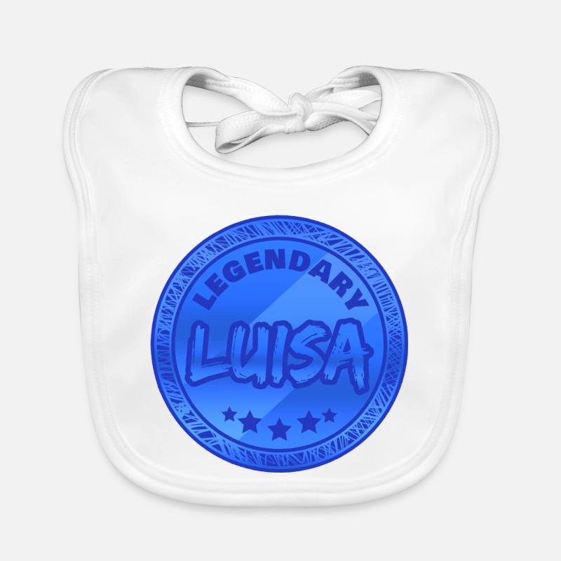 Prénom Luisa Bavoir bio Bébé
