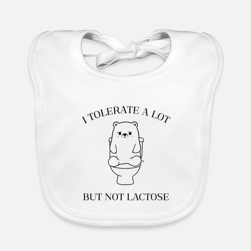 Sad Teddy – No Lactose Fun Organic Baby Bibs