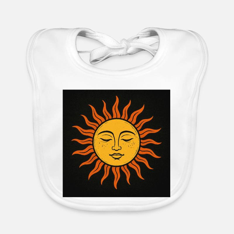 Antlitz der Sonne Baby Bio-Lätzchen