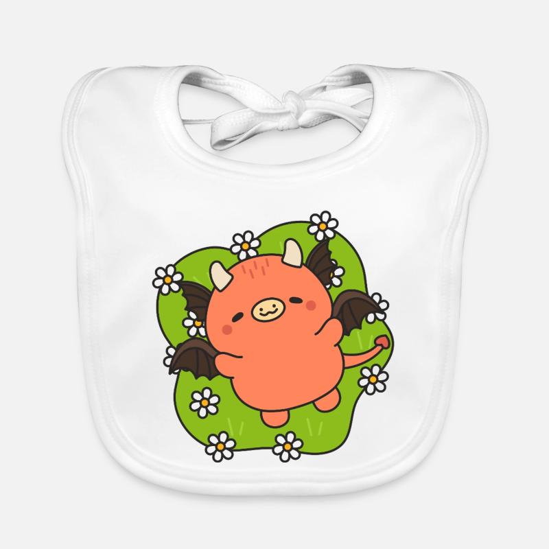 Demonette des Fleurs Paisible Bavoir bio Bébé