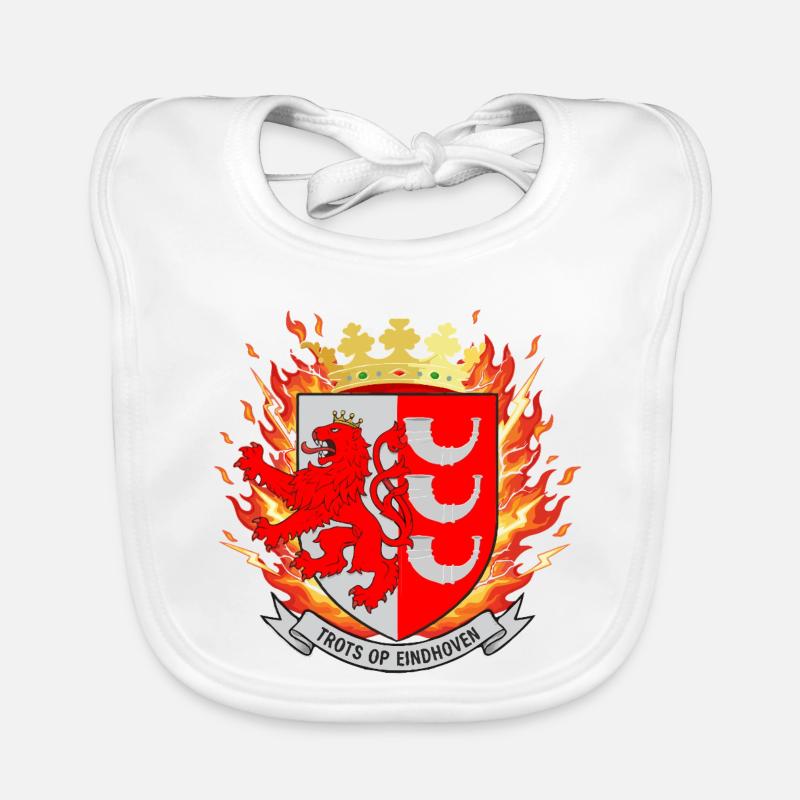 Stolz auf Eindhoven Emblem Baby Bio-Lätzchen