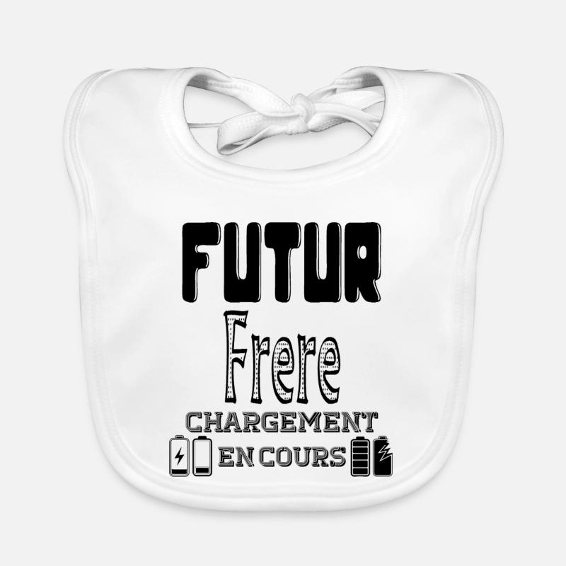 Future Brother Loading In Progress Organic Baby Bibs