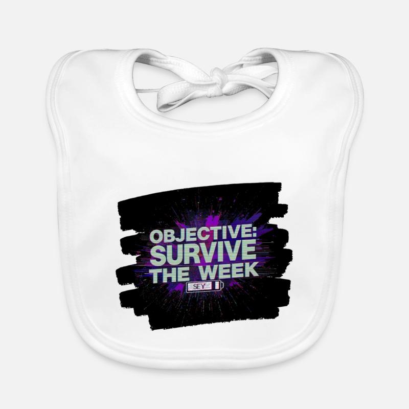 Survive Week objective Organic Baby Bibs