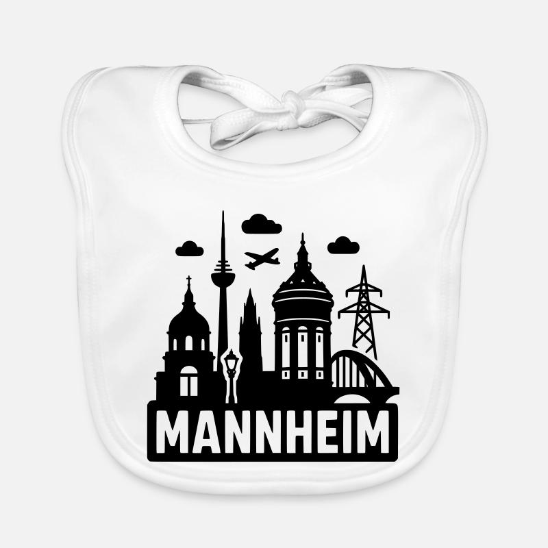 Mannheim Silhouette Bavoir bio Bébé