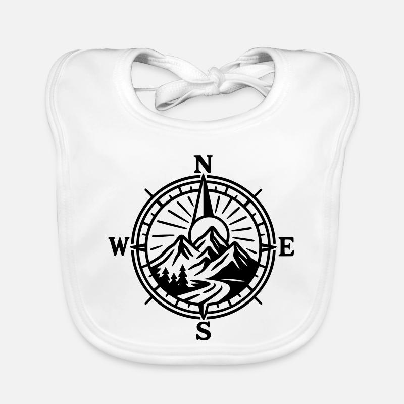 Berg Kompass Baby Bio-Lätzchen
