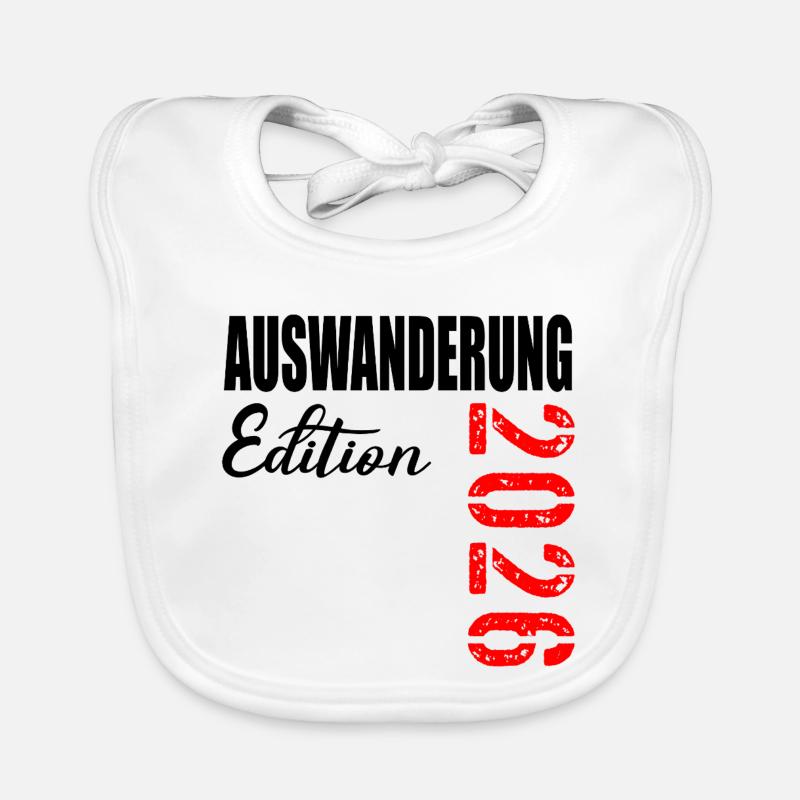 EMIGRATION 2026 EMIGRATE Organic Baby Bibs