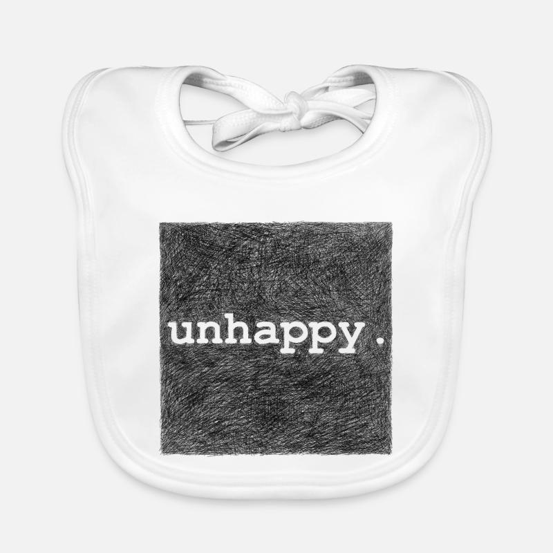 Unhappy - alpha version Organic Baby Bibs