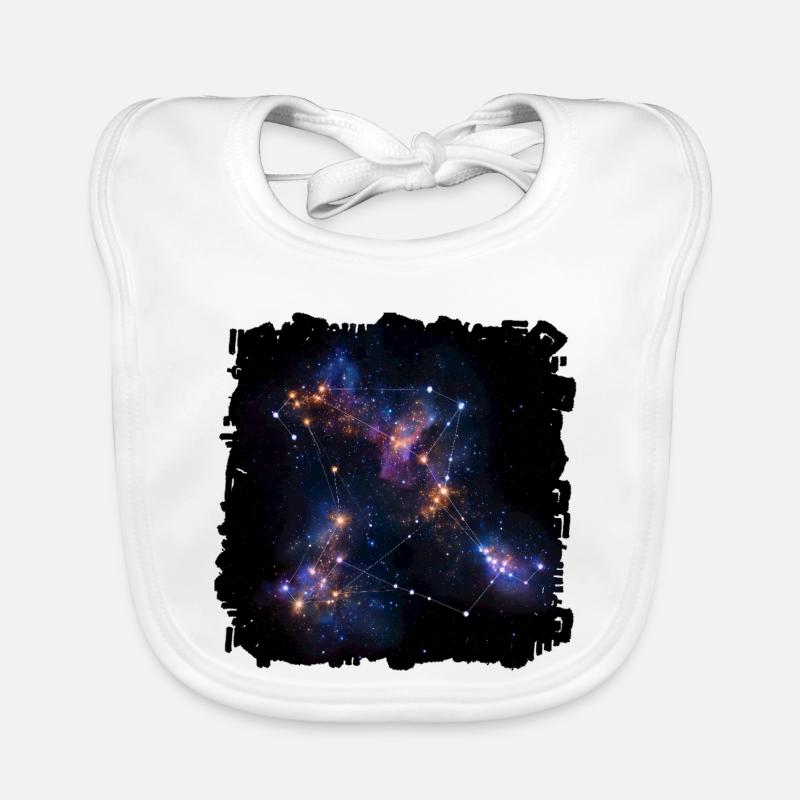 Constellation de la toile stellaire Bavoir bio Bébé