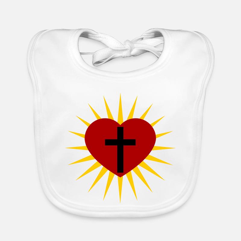 Cross Organic Baby Bibs