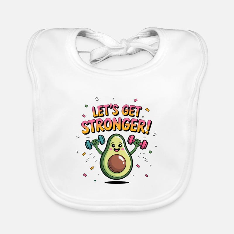Avocado during training Organic Baby Bibs