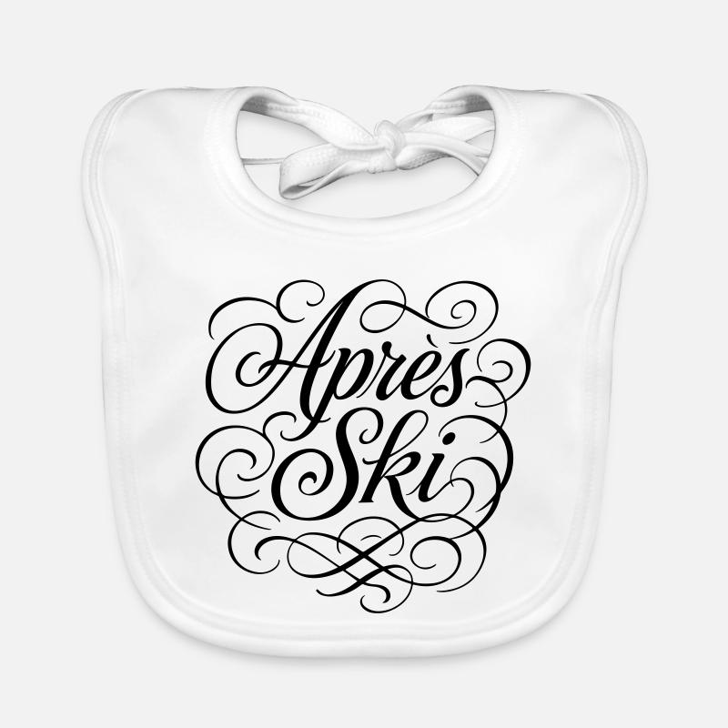 Dicton après-ski Bavoir bio Bébé