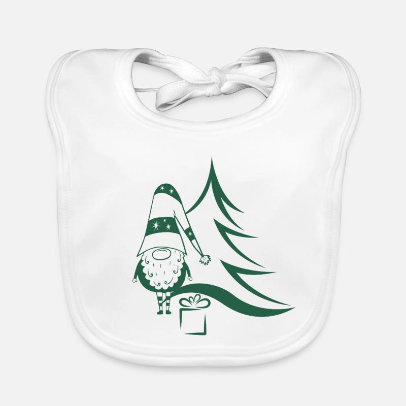 Gnomin de Noël Bavoir bio Bébé