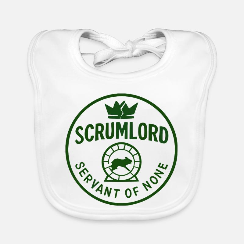 Scrumlord - Ruler without minions Organic Baby Bibs