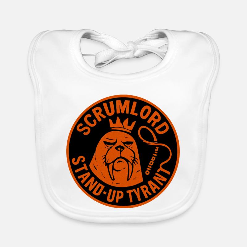 Scrum Lord StandUp Tyrant Organic Baby Bibs