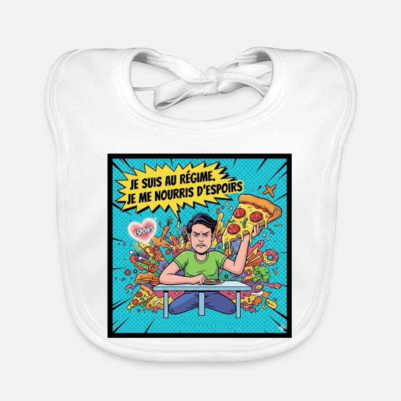 Régime et Espoirs Comics Bavoir bio Bébé