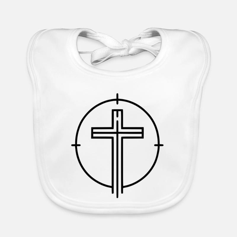 Cross and Trinity – God without Borders Organic Baby Bibs