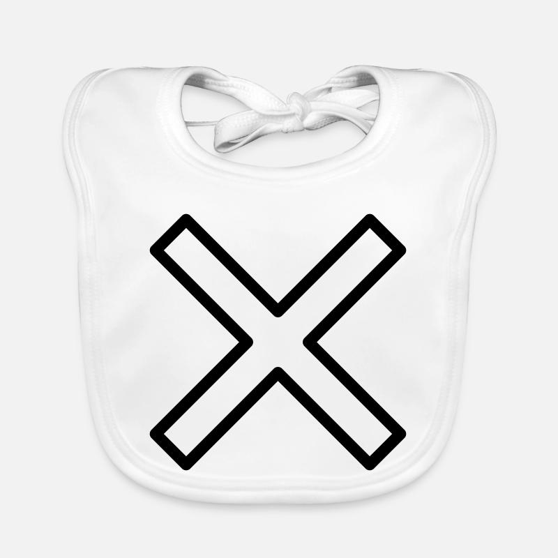 croix Bavoir bio Bébé