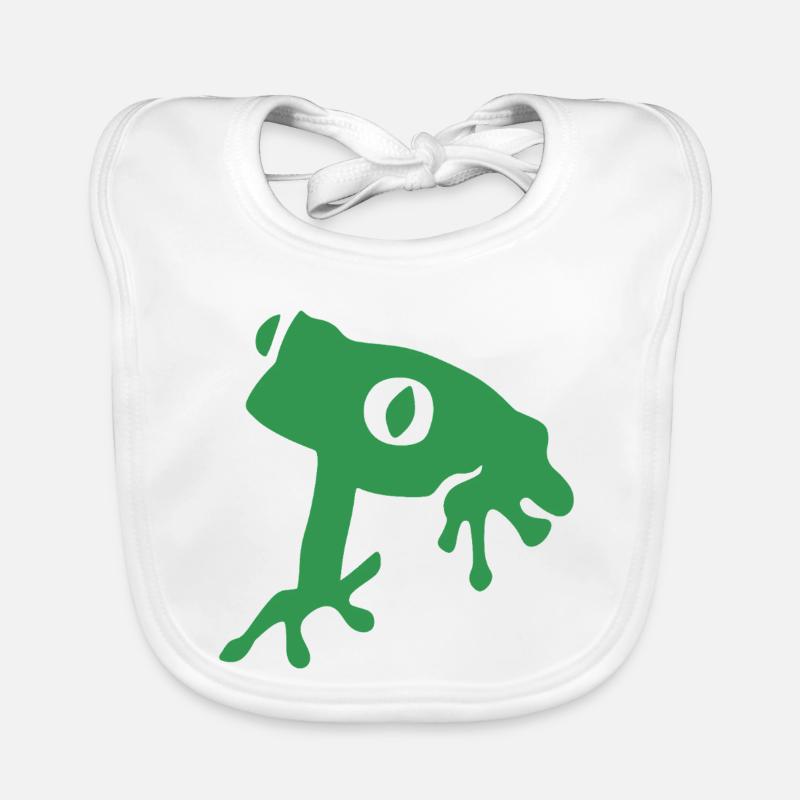 Don't be a frog Organic Baby Bibs