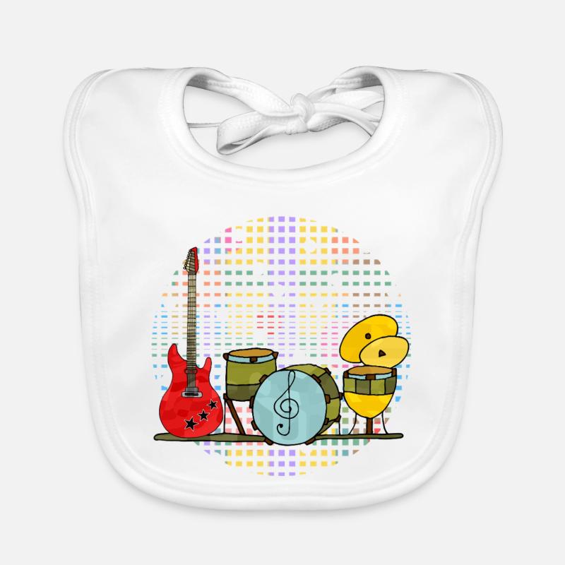 Instruments de musique Bavoir bio Bébé