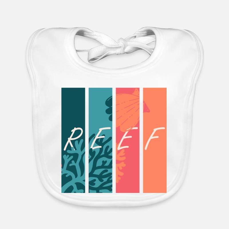 Reef Vibes Organic Baby Bibs