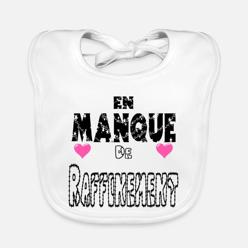 En Manque de Raffinement Bavoir bio Bébé