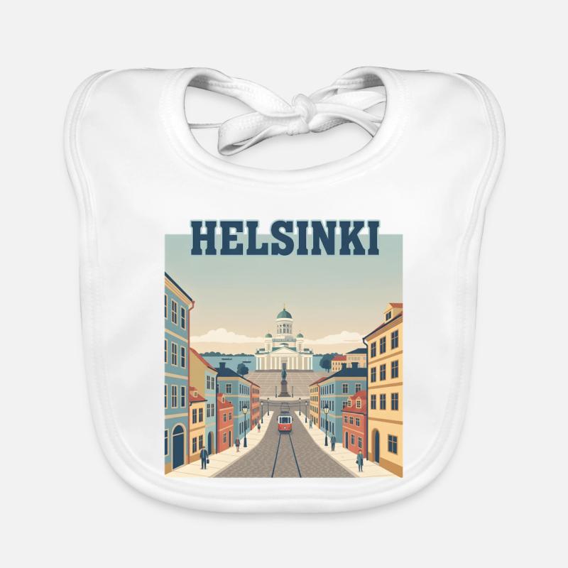 Tramway d’Helsinki vers la place du Sénat Bavoir bio Bébé