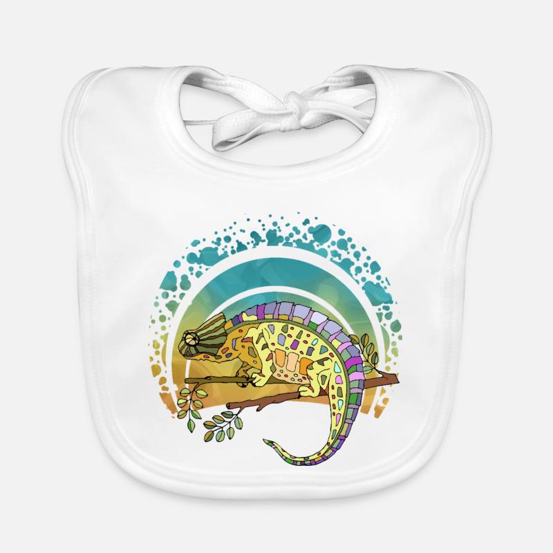 Chamäleon Baby Bio-Lätzchen