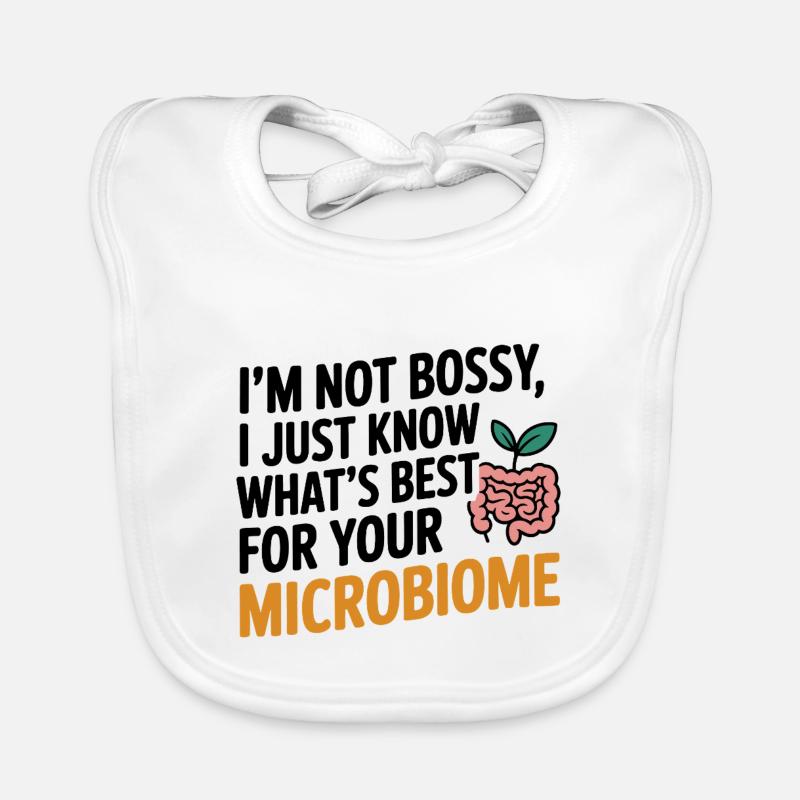 Not Bossy Just Know Best For Your Microbiome  Organic Baby Bibs