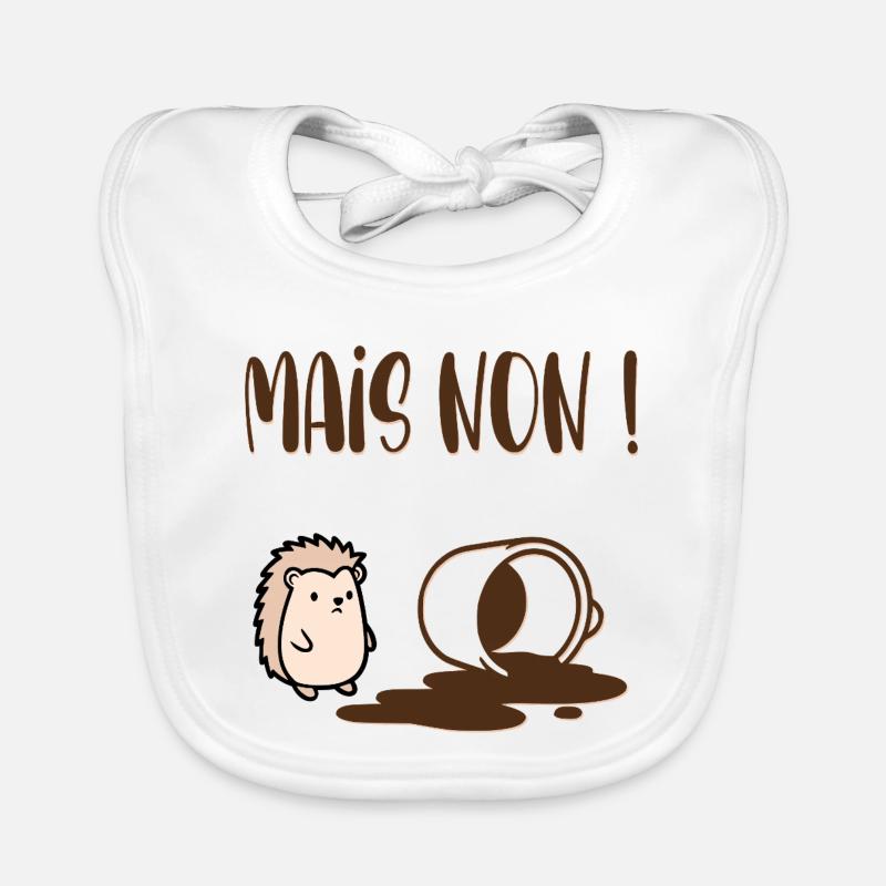 Mais Non Café Bavoir bio Bébé