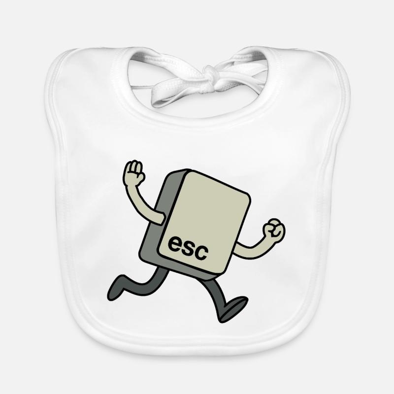 Esc key Organic Baby Bibs