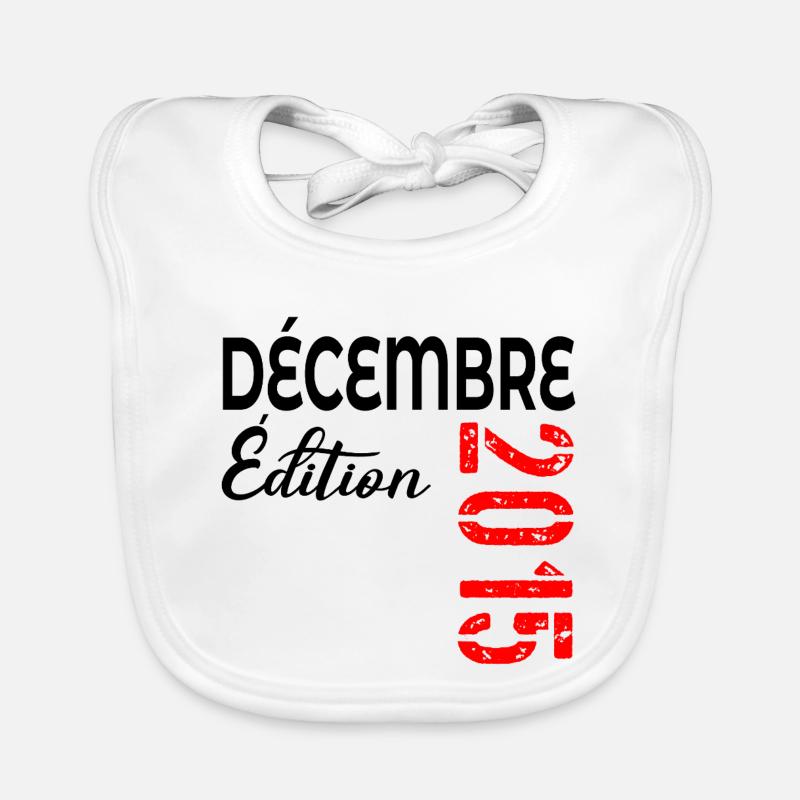 December 2015 Anniversary Organic Baby Bibs