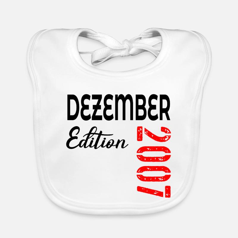 19th birthday December 2007 Organic Baby Bibs