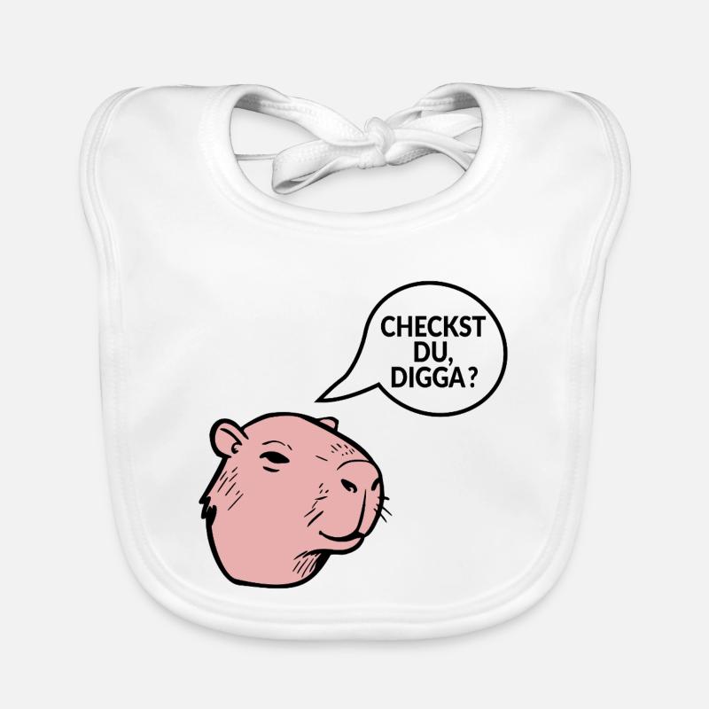 Jugendsprache Checkst Du Digga Baby Bio-Lätzchen