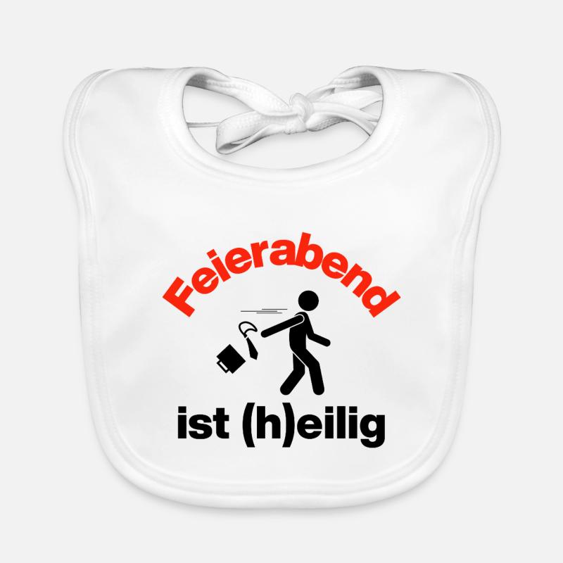 Feierabend ist (h)eilig – Büroflucht, Kollegen Baby Bio-Lätzchen