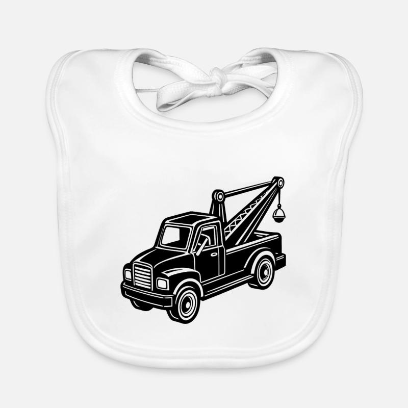 Abschleppwagen Baby Bio-Lätzchen