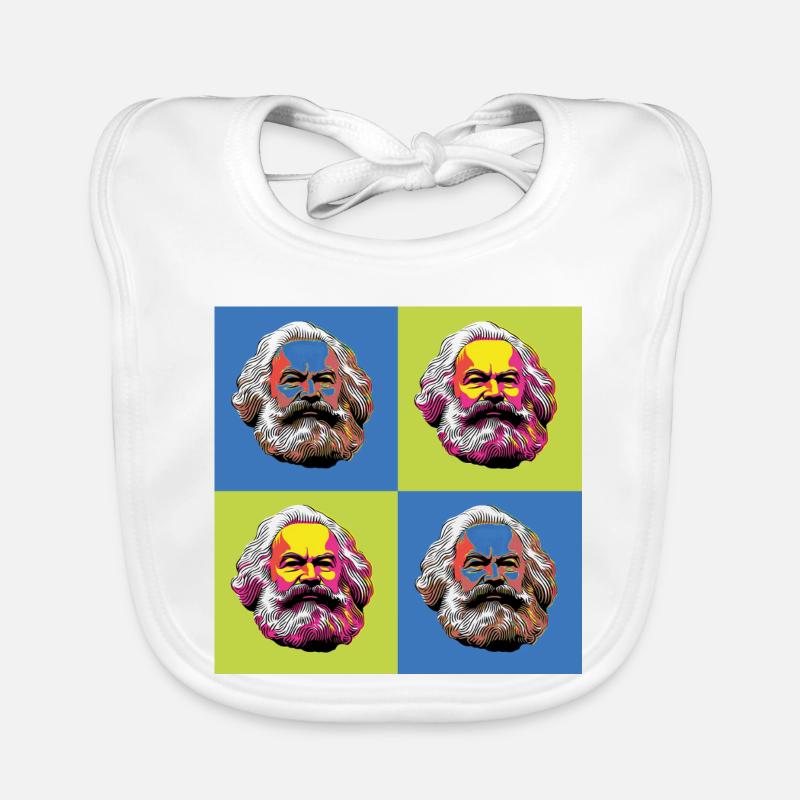 Karl Marx & Communisme & Communiste Bavoir bio Bébé