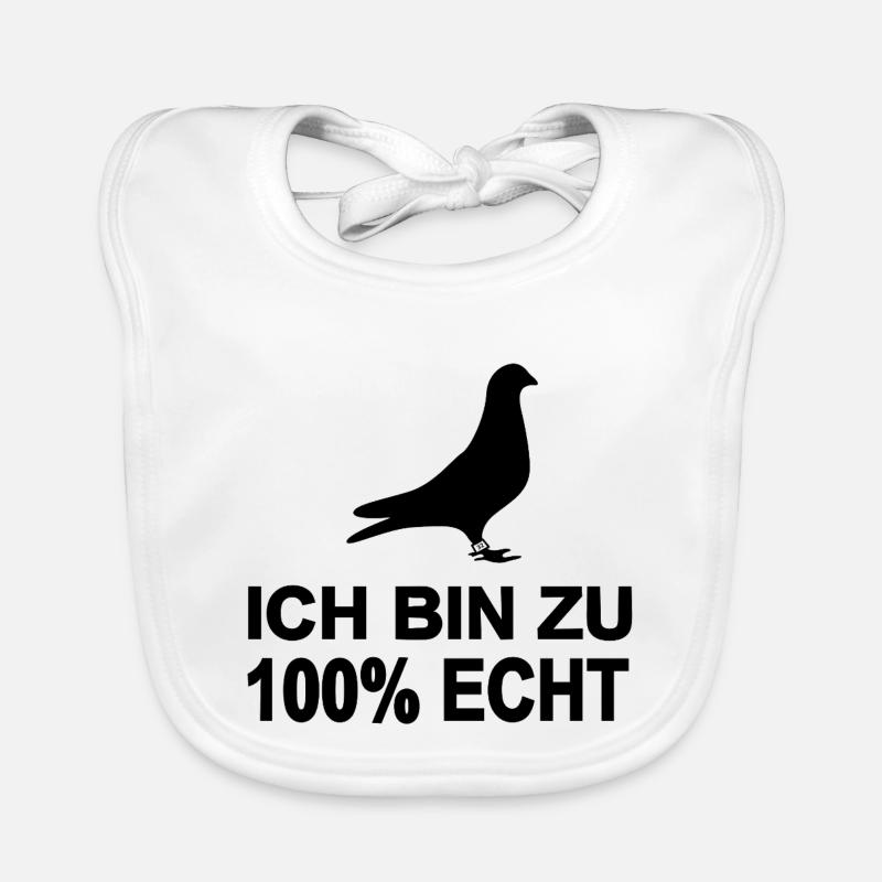 Tauben Baby Bio-Lätzchen
