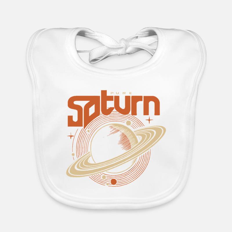 Saturn Rétro Orbital Bavoir bio Bébé